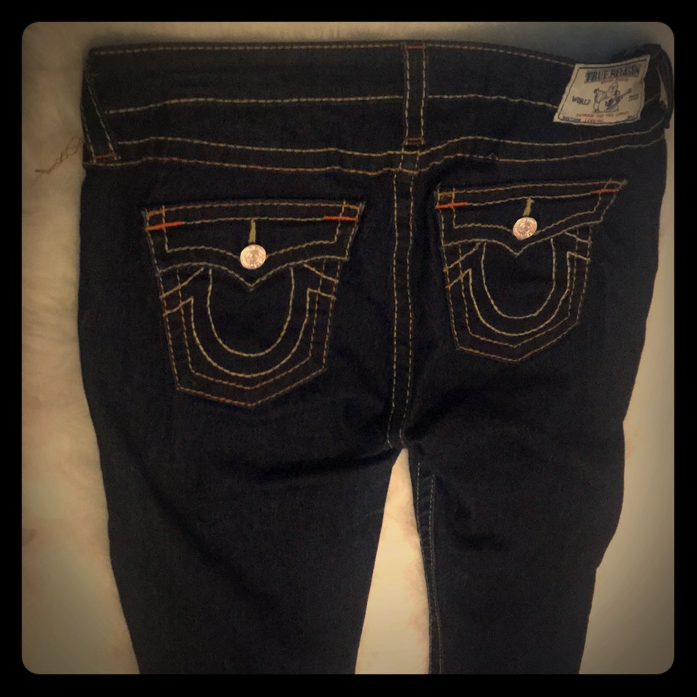 True Religion T- Flap Skinny Leg Jean 👖